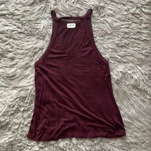 Maroon small top